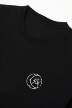Load image into Gallery viewer, Halfway Point Cropped Tee (Black)
