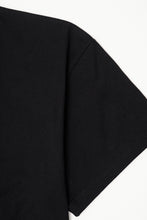 Load image into Gallery viewer, Halfway Point Cropped Tee (Black)
