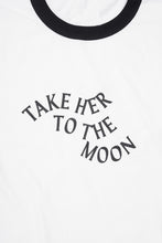 Load image into Gallery viewer, Take Her To The Moon Ringer Tee
