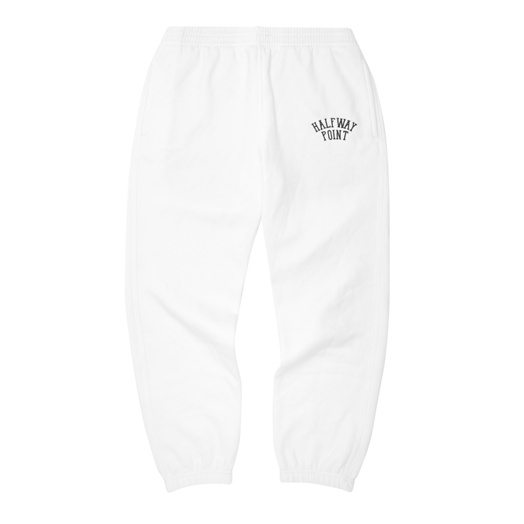 Halfway Point Sweatpants (White)